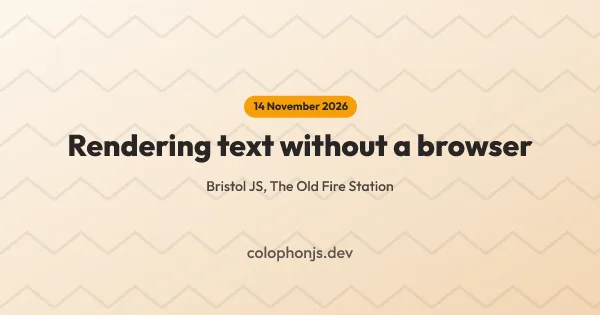 The event template on the light sandstone theme, with chevrons