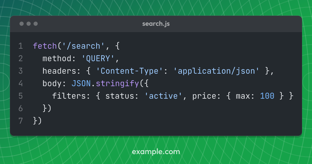 code template with window chrome and line numbers